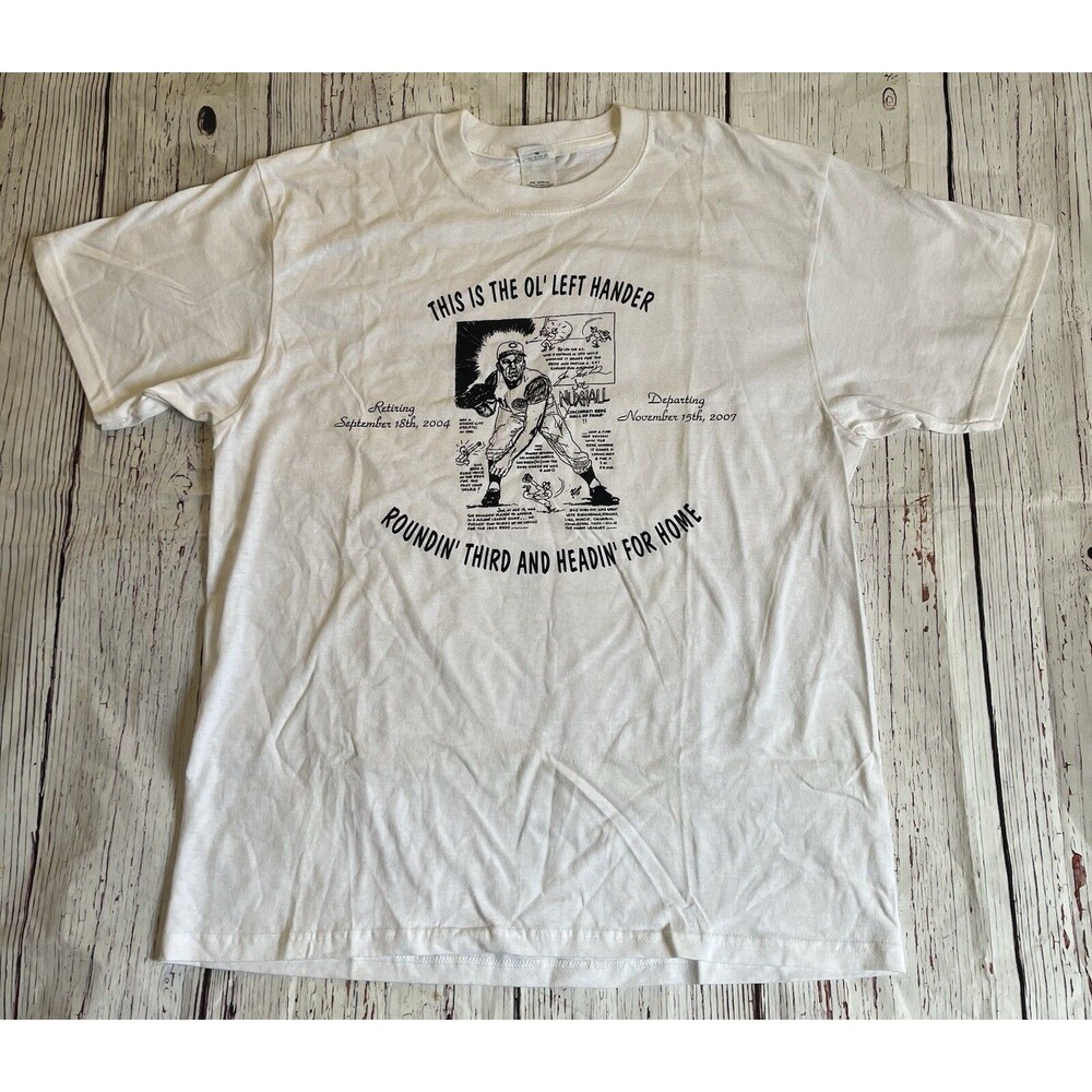 Cincinnati Reds Joe Nuxhall Retirement Memorial Shirt Rare Hard To Find Size XL